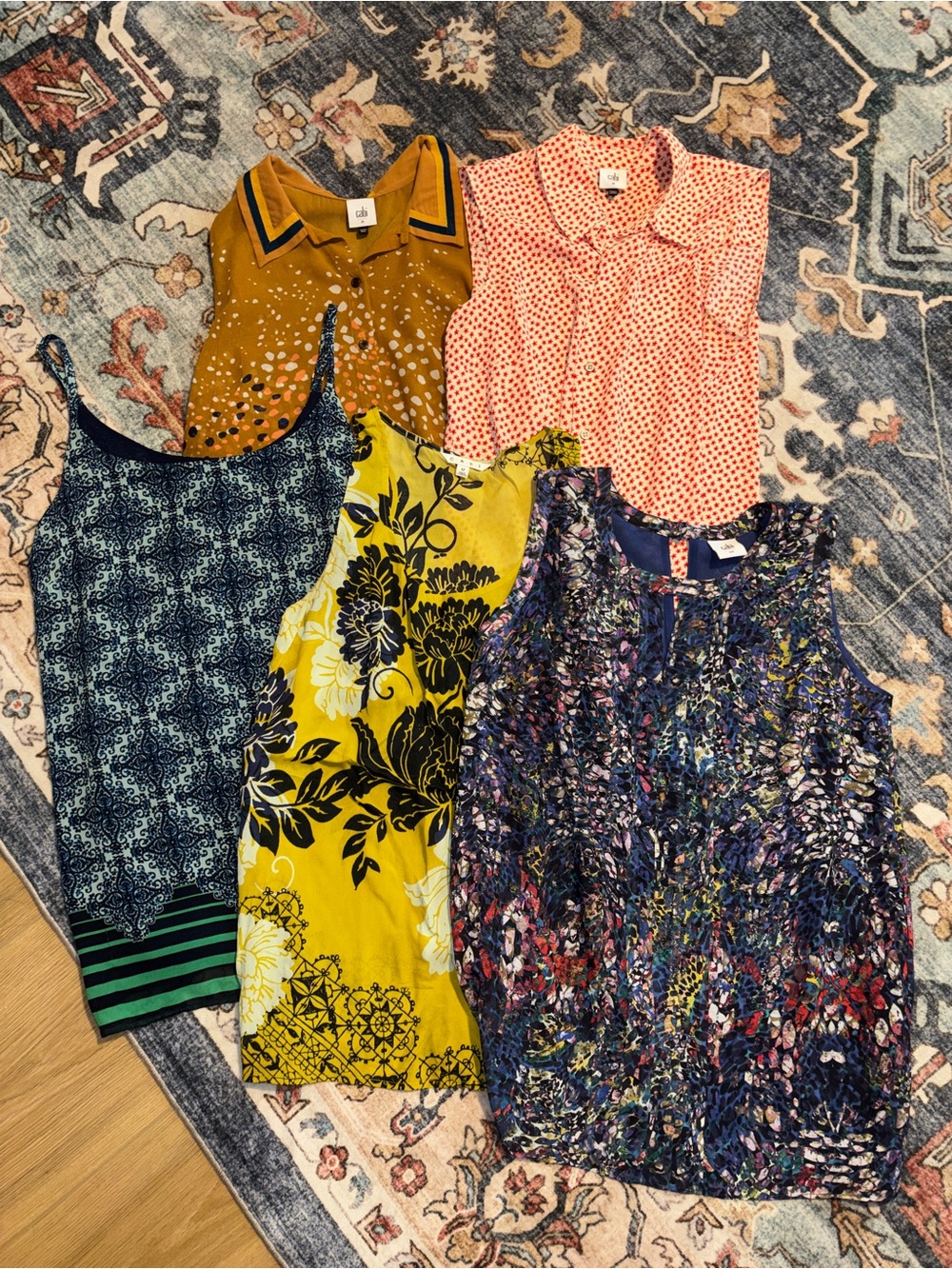 CAbi Blouse Tank Set of 5